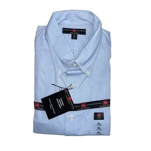 NWT Member's Mark Men's White Dress Shirt NWT, Size XL, 17/35